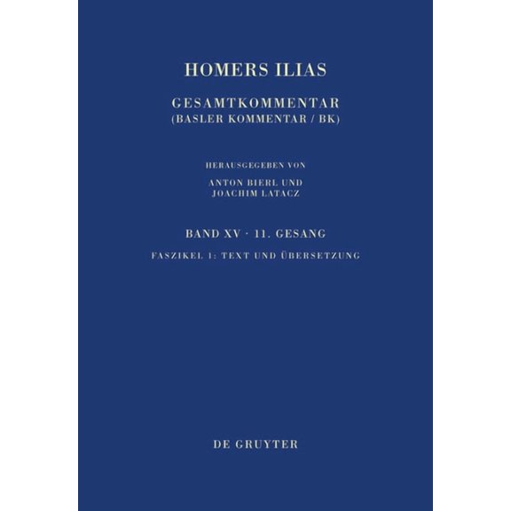 Sammlung Wissenschaftlicher Commentare ( Text Und Übersetzung, (Hardcover)