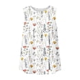 thumbnail image 4 of ClodeEU Women's Floral Print Sleeveless Tank Top, Round Neck Casual Flowy Blouse a-Multicolor,Women's Plus L, 4 of 6