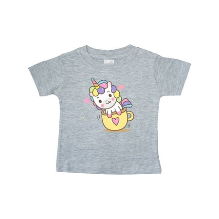 

Inktastic Teacup Unicorn Gift Baby Boy or Baby Girl T-Shirt