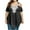 Black-10, variant on Mittory Women's Plus Size Tops Cold Shoulder Dressy Casual Tunics Blouses Lace Summer Short Sleeve Shirts