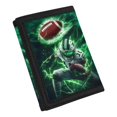 thumbnail image 2 of Chririnla Trifold Card Wallet in Green Lightning Football Pattern, Elastic Polyester Lightweight Wallet for Kids Daily Use and Outdoor Travel, 2 of 7