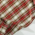 thumbnail image 3 of FRSASU Mens Long Sleeve Button Down Shirts Casual Plaid Shirt with Practical Pockets Comfortable and Soft Tops Shirts Red, 3 of 9