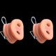 thumbnail image 4 of 2 uds nariz de cerdo con disfraz de rayas elásticas máscara de recuerdo de disfraz de cerdo para niños, 4 of 5