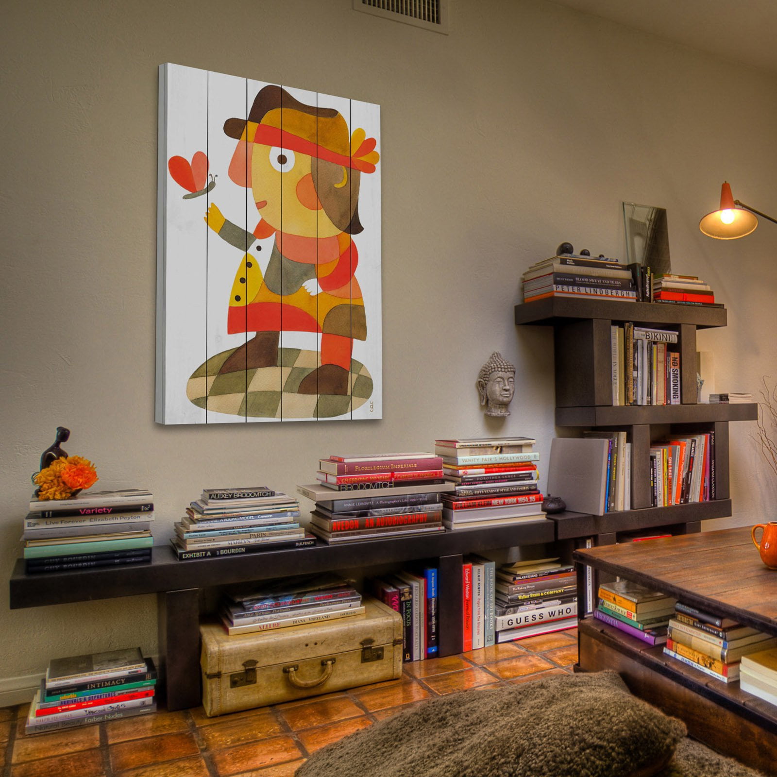 Marmont Hill "Mister D" by Yolanta Gawlik Painting Art Print on White Wood