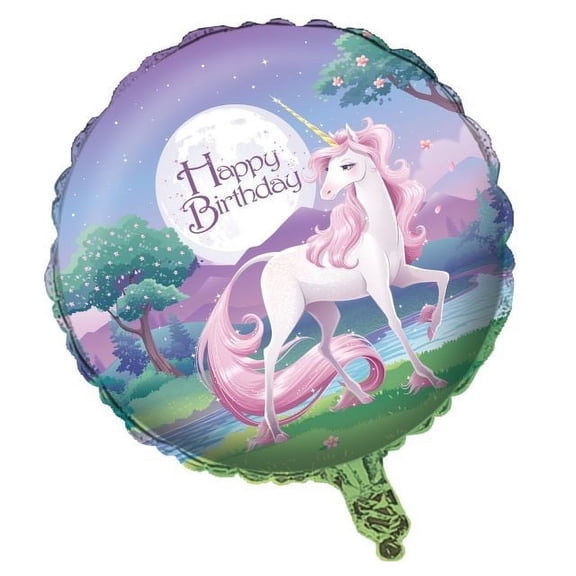 Access Unicorn Fantasy Metallic Balloon, 1 Ct