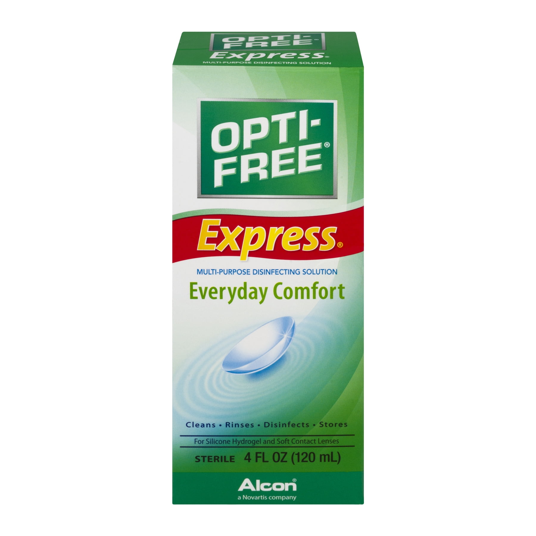 Opti Free No Rub Contact Lens Disinfecting Solution For Express Lasting