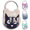 thumbnail image 1 of 4 Pcs Verrous de Casiers Cadenas Pratiques Combinaison Multi-Fonction Accessoire Maison, 1 of 8