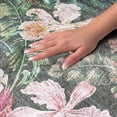 thumbnail image 3 of Addison Rugs Dream Shag Premium Machine Washable Transitional Floral & Leaves Midnight Rectangle Rug, 5' x 7'6", 3 of 8