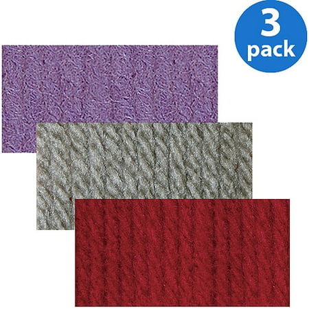 Solid Yarn Grass - Your Choice 3-Pack Bernat Super Value Solid Yarn Bundle