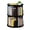 Black-2 Tier, 25.6" H, variant on 2 Tier Rotating Bookshelf Tower  Spinning Bookcase Lazy Susan Revolving 360 Book Shelf Storage Round Carousel Vertical Rotate Turning Spiral Corner Organizer Black