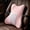 Pink, variant on Pienmor Lumbar Pillow, Memory Foam Ergonomic Back Support Cushion for Car & Office Chair, Relieve Lower Back Pressure, Black