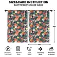 thumbnail image 2 of Blackout Kids Curtains,Pioneer Flower Floral Print Pattern Childrens Insulated Curtains Set Of 2,Bedroom Essentials,Toddler Room Decor 42"x63", 2 of 5