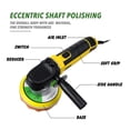 thumbnail image 3 of Dual Action Car Polisher DA Car Polishing Machine Electric Random Orbit Adjustable Speed Waxer Buffer Machine ,Easy to Use, 3 of 7