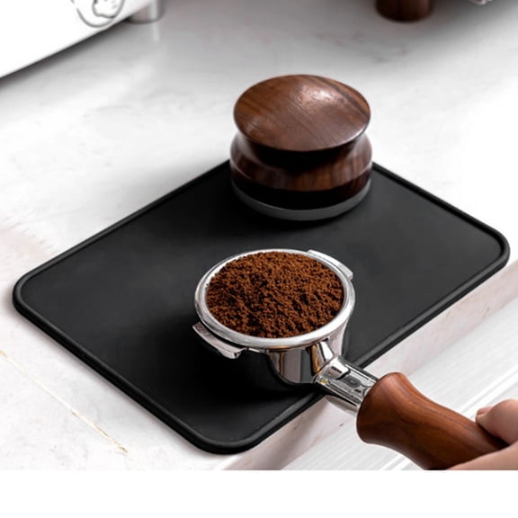 Silicone Coffee Tamper Mat Espresso Tamper Distributor Station Anti-Slip Tamping Pad Bar Home Accessories,A