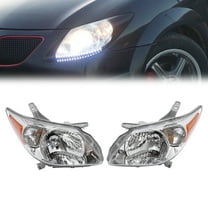 TFCFL Pair Headlights Halogen Headlamps Assembly For Pontiac Vibe 2005 2006 2007 2008 LH & RH