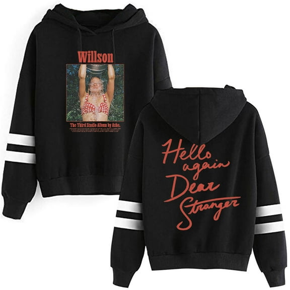 Singer Ashe Willson Album Logo Merch Pocketless Parallel Bars Sleeve Streetwear Long Sleeve T-Shirts