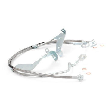 Rough Country Front Stainless Brake Lines for 2008-2015 Ford Super Duty - 89710