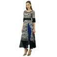thumbnail image 6 of Bimba Women Designer Custom Kurta Tunic Top Long Front Slits Kurti Dress, 6 of 9