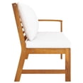 thumbnail image 3 of Casafoyer Garden Bench 45.1" with Cream Cushion Solid Acacia Wood, 3 of 3
