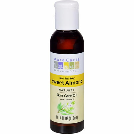 Image result for Aura Cacia Sweet Almond Skin Care Oil 4 fl. oz.
