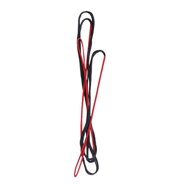 de Tiro de Recurvo - y rojo, 144cm 144cm negro y rojo DYNWAVEMX Cuerda de arco de tiro con arco de repuesto