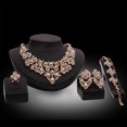thumbnail image 2 of 5PCS Statement Necklace Set Alloy Crystal Punk Decorative Women Necklaces Set, 2 of 9