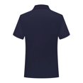 thumbnail image 4 of Kids Short Sleeve Polo Shirt Boys Girls Classic Lapel Collar Deer Embroidery Casual Tops Lightweight Breathable Summer Tee for Daily Wear Oktoberfest Outfit(Dark Blue,9-10Years), 4 of 5