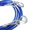 thumbnail image 2 of Rubber Coated Tow Recovery Hook Rope 5 Ton 4Meter Heavy Duty Steel Wire Cable, 2 of 8
