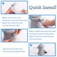 thumbnail image 3 of Pool Cleaner Circulation Filter Pump 330 GPH Filter Swimming Pool Filter Pump for Aerated Pool Pumps US Plug,1 set * filter pump (As Shown), 3 of 6