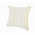 thumbnail image 4 of Ox Bay Davina White/Yellow Striped Cotton Adult Decorative Throw Pillow, 4 of 8