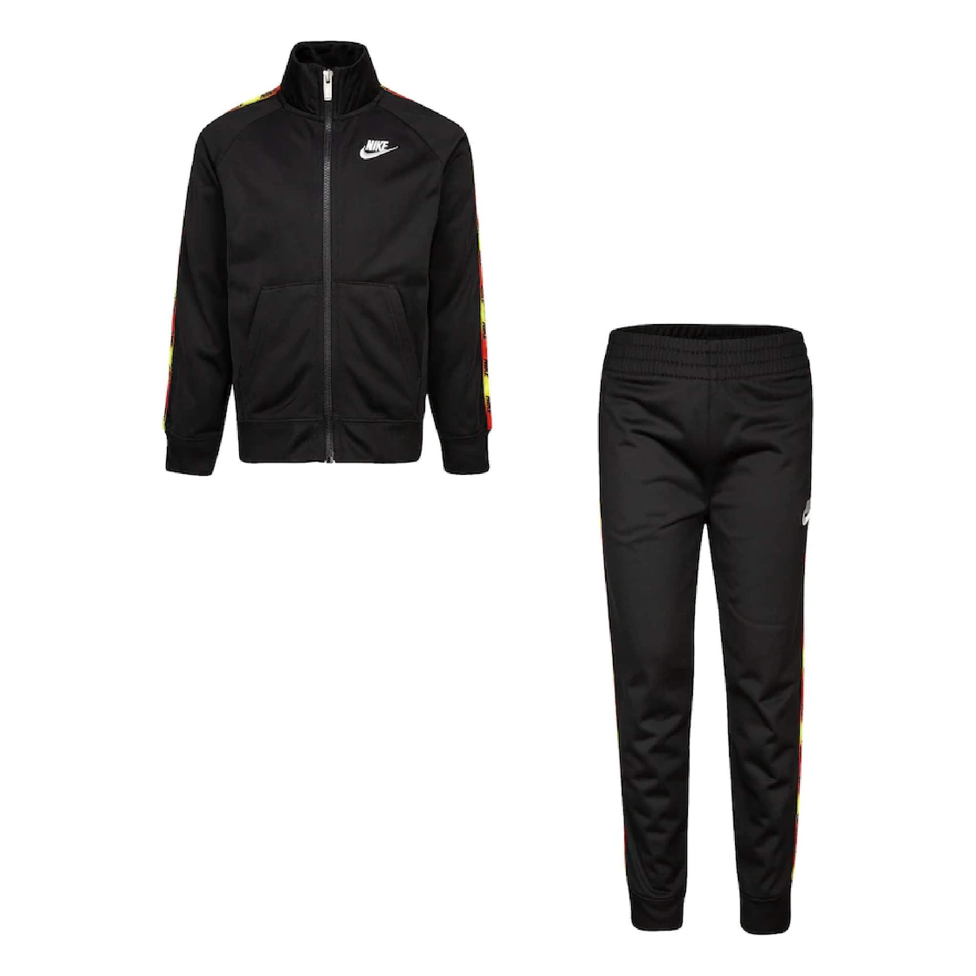 Nike Toddler Boys' Zip Jacket and Jogger 2 Piece Track Set (4T) Black - Walmart.com - Walmart.com