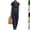13# Navy, variant on Linen Sets for Women 2 Piece Summer Casual Short Sleeve V Neck Button down Shirts Matching Loose Wide Leg Pants,Dark Green,3XL