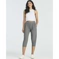 thumbnail image 6 of Real Essentials 3 Pack: Women's Ribbed Capri Jogger Lounge Sweatpants with Pockets Yoga Workout (Available In Plus Size), 6 of 6