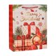 thumbnail image 2 of Set de Bolsas de Regalo Navideñas Reforzadas | Bolsa de Regalo Roja de Gran Tamaño | 32 X 26 X 10 Cm | Material de Cartón Resistente | Decoración | 1 Unidad, 2 of 6