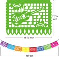 thumbnail image 2 of Decoración para fiestas Asoulin Fiesta Mexican Papel Picado x6, 2 of 7