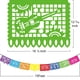 thumbnail image 2 of Decoración para fiestas Asoulin Fiesta Mexican Papel Picado x6, 2 of 7