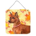 thumbnail image 1 of Miniature Pinscher Fall Wall or Door Hanging Prints, 1 of 1