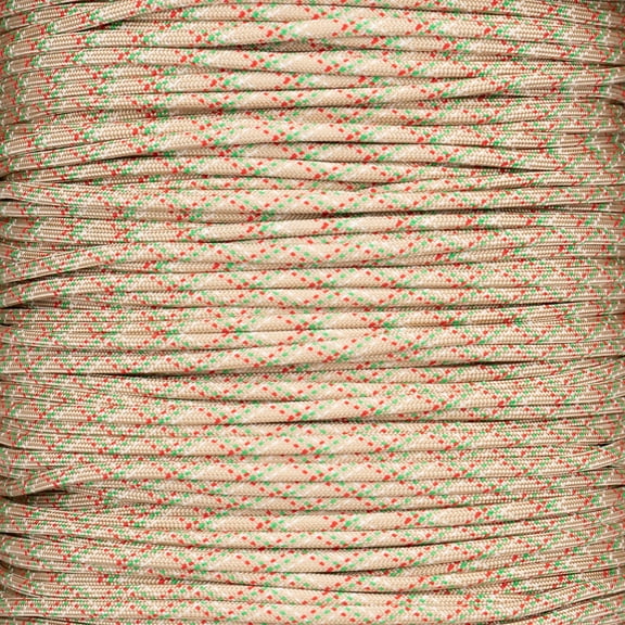 Paracord Planet 550 Type lll Holiday Themed Parachute Cord – New Colors – Made in USA