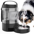 thumbnail image 1 of Botella de agua para perros lesotc, cuenco de viaje portátil de 2,8 L, 1 of 9