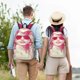 thumbnail image 4 of Disketp Ace Of Diamonds Lady Mochila de Lona Estampada, Mochila Escolar de Viaje Ligera para Estudiantes y Portátil-Medium, 4 of 5