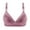 Purple, variant on Lolmot Plus Size Bras for Women Non Wired Bras Comfort Bra Sexy Large Bust Bralettes Embroide Glossy Comfortable Breathable Bra Underwear No Rims