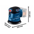 thumbnail image 4 of Cordless Random Orbit Sander Brushless 125MM Rechargeable Sandpaper Machine Woodworking Eccentric Sander ,Wide Use, 4 of 8