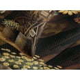 thumbnail image 4 of Ambesonne Rustic Quilted Bedspread Set 3 Pcs, Grunge Old Glory Barn Cow, Queen Size, Amber and Caramel, 4 of 5
