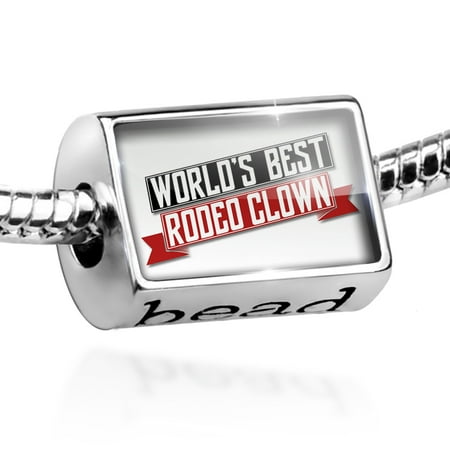 Bead Worlds Best Rodeo Clown Charm Fits All European (Best Clown In The World)