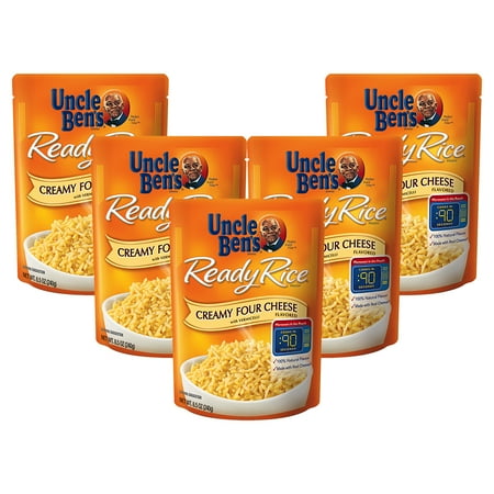 (5 pack) (5 Pack) UNCLE BEN'S Ready Rice: Creamy Four Cheese, 8.5oz