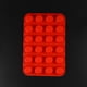 thumbnail image 4 of Molde de silicona para 24 cupcakes, muffins, pasteles, redondo (rojo), 4 of 5