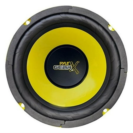 pyle 6.5 inch mid bass woofer sound speaker system - pro loud range audio 300 watt peak power w/ 4 ohm impedance and 60-20khz frequency response for car component stereo (Best Sounding 6.5 Component Speakers)