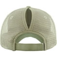 thumbnail image 5 of Ponytail Messy High Bun Adjustable Mesh Trucker Baseball Cap, 5 of 7