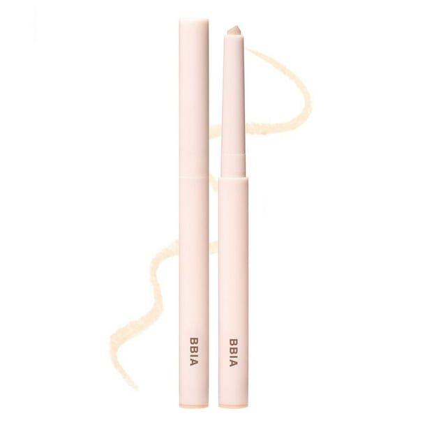 BBIA Last Powder Pencil 3 colores - Shimmer Glitter Stick Sombra de ojos Delineador de ojos debajo de los ojos Resaltador Stick Suave Crayón cremoso de larga duración Sombra de ojos Lápiz delineador M