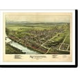 thumbnail image 2 of Historic Framed Print, PA Royersford 1893 MAP, 17-7/8" x 21-7/8", 2 of 9